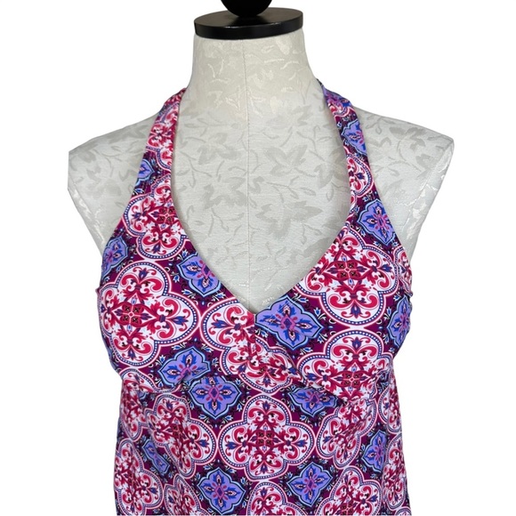 Catalina HalterTankini Swim Top Pink Size M 8-10 - Picture 5 of 11